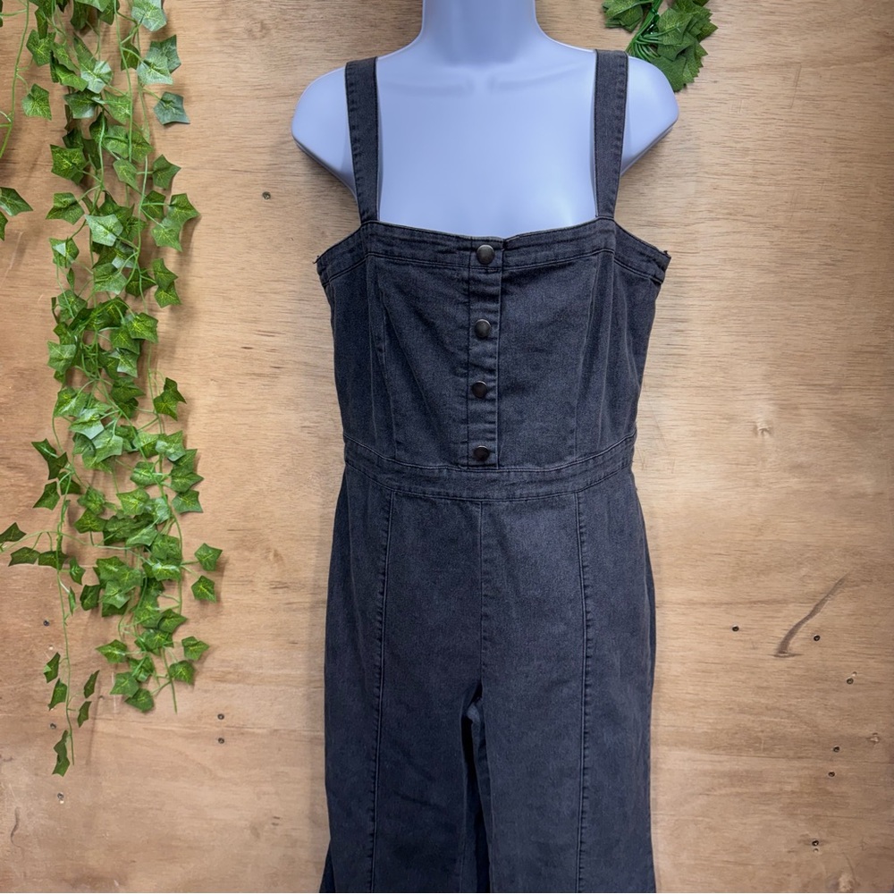 Women's Jealous Tomato Black Denim Jumpsuit